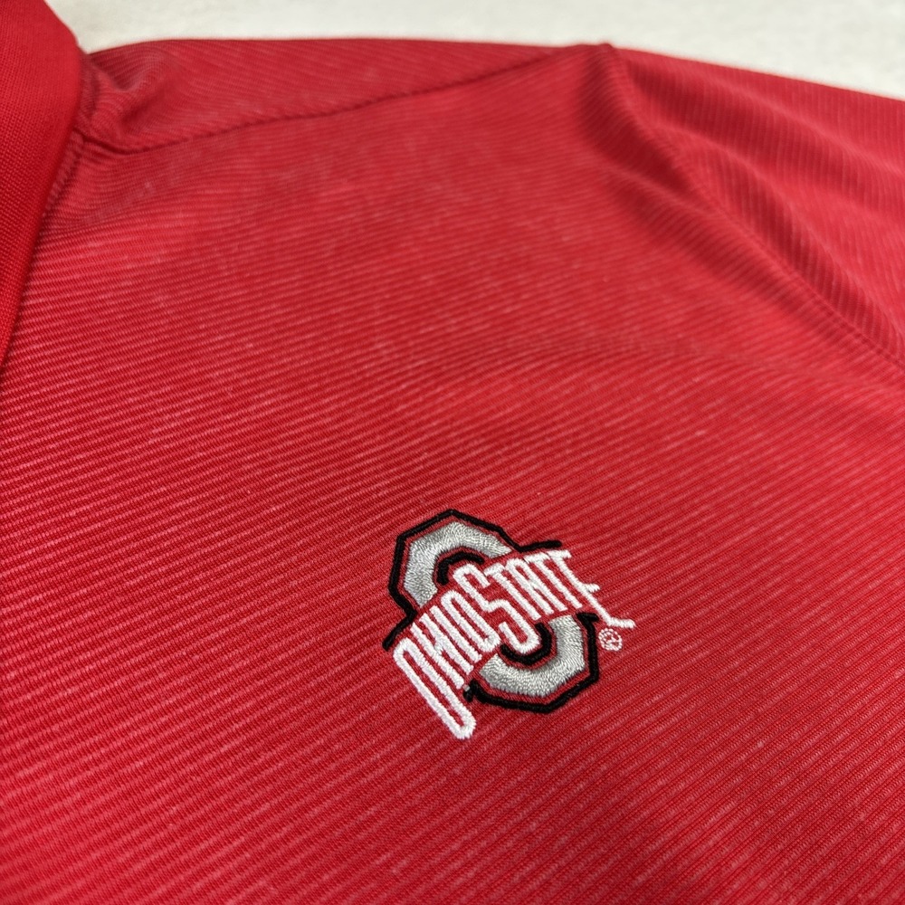 OHIO STATE x NIKE Dri-FIT Polo Shirt Mens XL On-Field Performance Golf Buckeyes - Picture 4 of 15